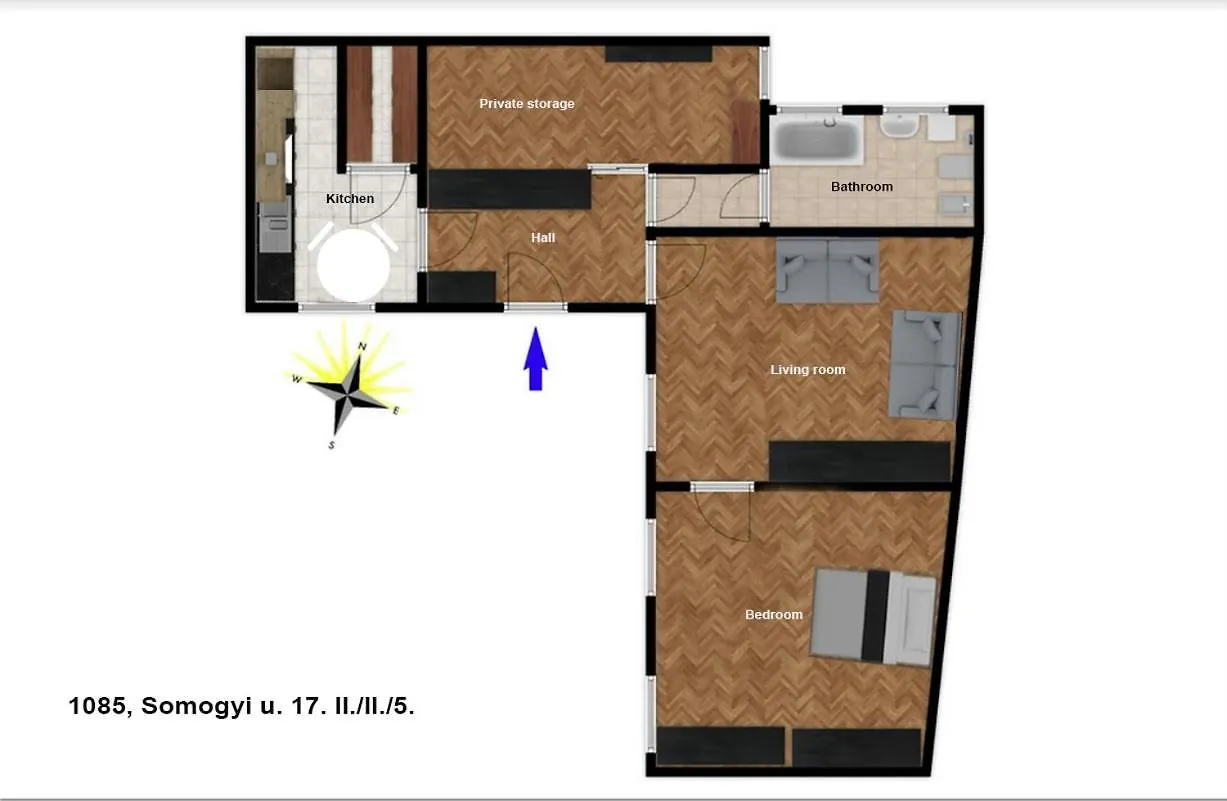 Hi!5 Spacious Apartment Budapest Palotanegyed Macaristan